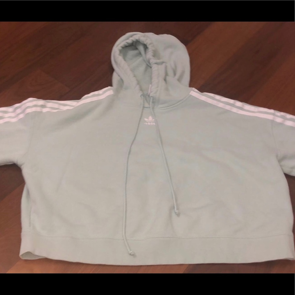 green adidas hoodie :)